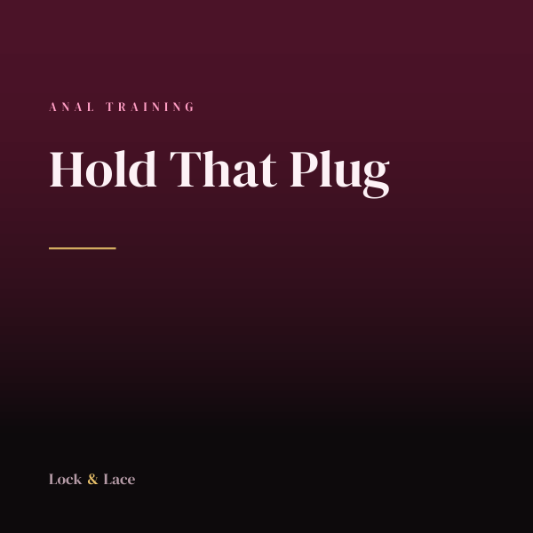 Hold That Plug Hold That Plug