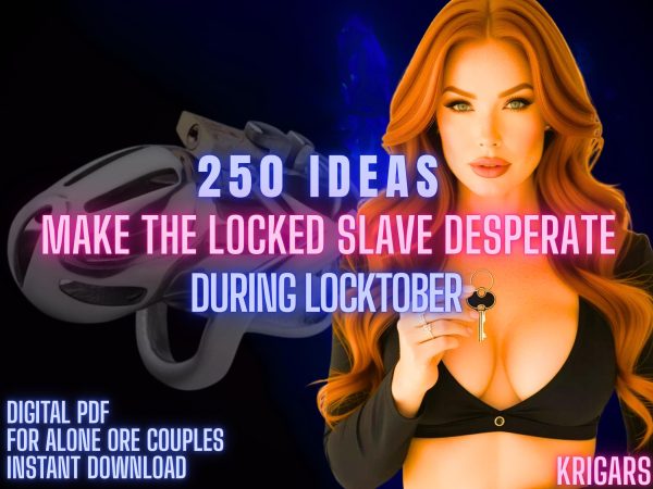 250 Locktober Chastity Ideas: Extreme Torment & Tease PDF Guide for Couples or Solo Play 250 Locktober Chastity Ideas: Extreme Torment & Tease PDF Guide for Couples or Solo Play