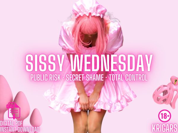 Sissy Wednesday Ritual Guide, Femdom Training, Public Risk Tasks (Digital PDF) Sissy Wednesday Ritual Guide, Femdom Training, Public Risk Tasks (Digital PDF)